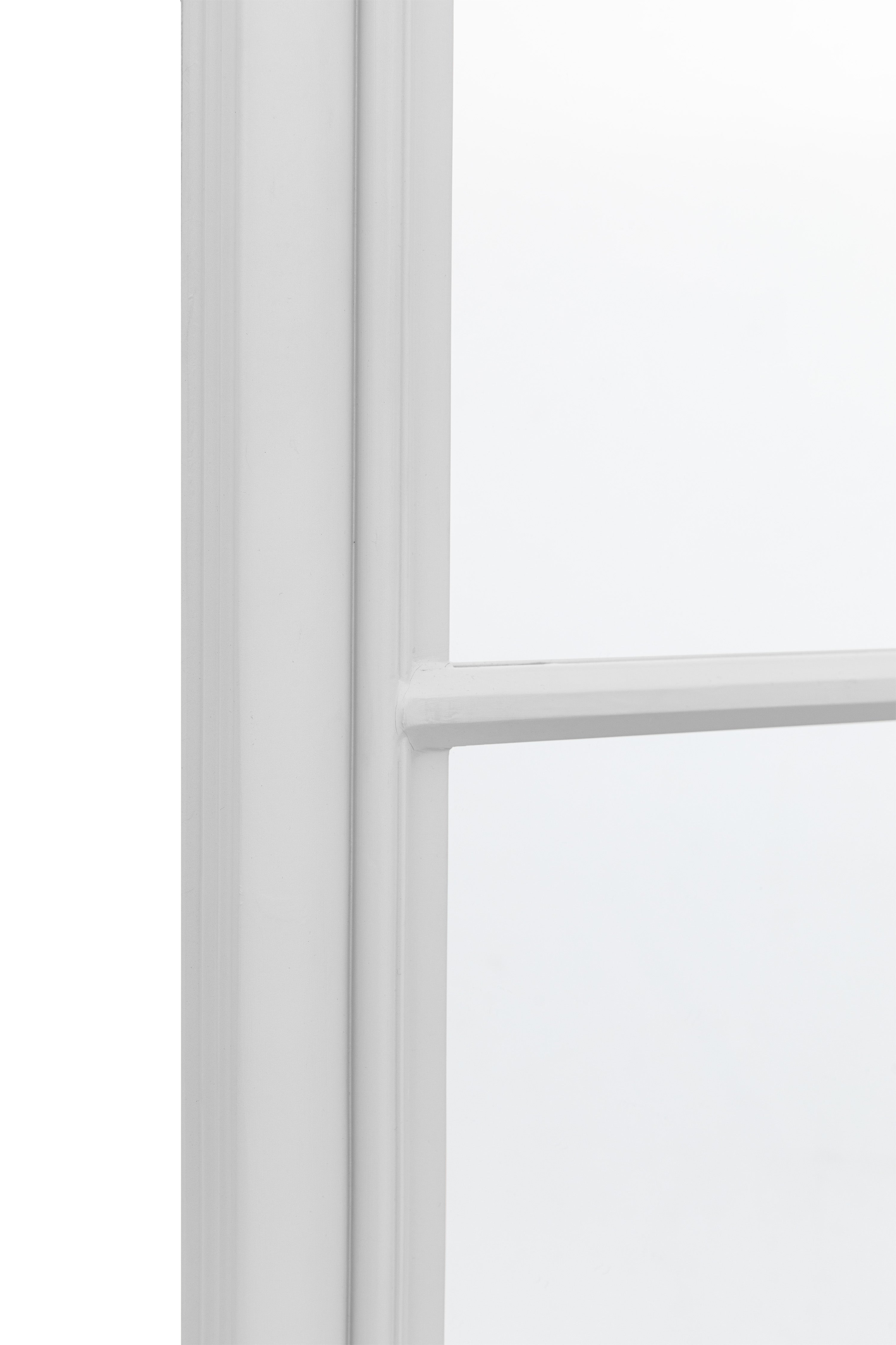 Iowa Stone White Window Mirror